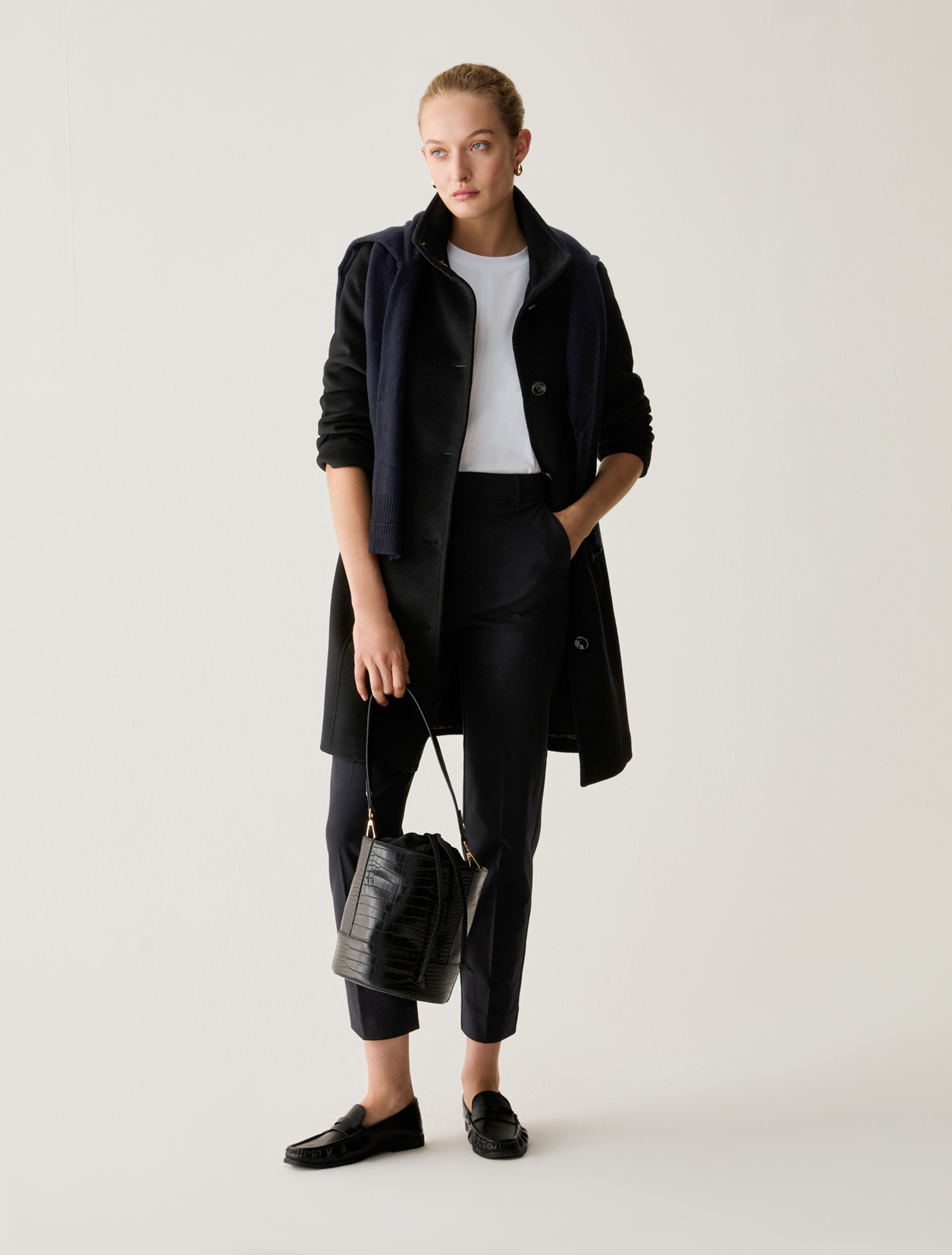 Slim-cut trousers - BLACK - Pennyblack - 5