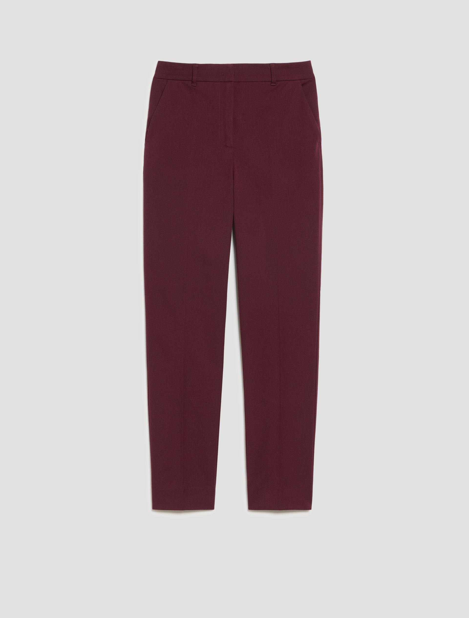 Slim-cut trousers - BORDEAUX - Pennyblack - 2