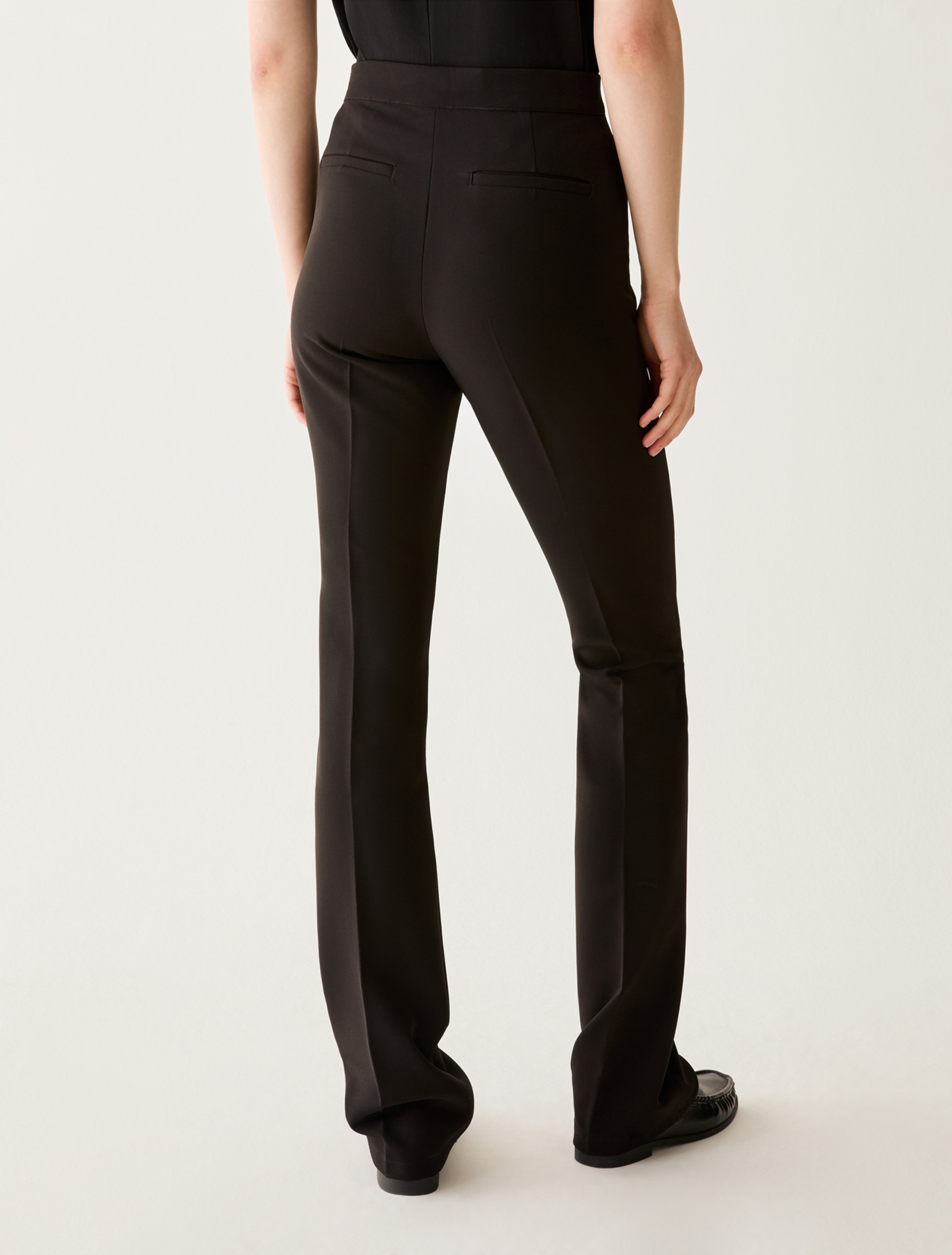 Technical fabric trousers - BLACK - Pennyblack - 3