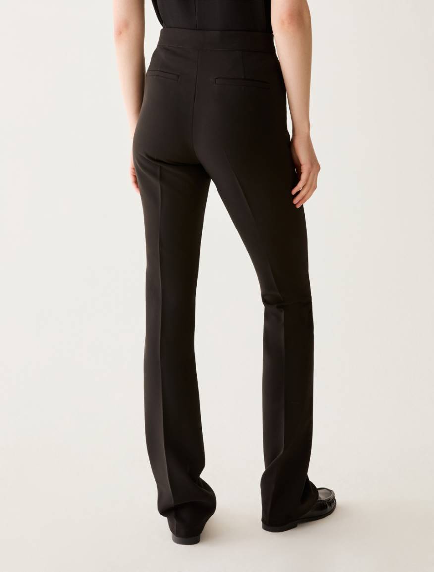 Technical fabric trousers - BLACK - Pennyblack - 3