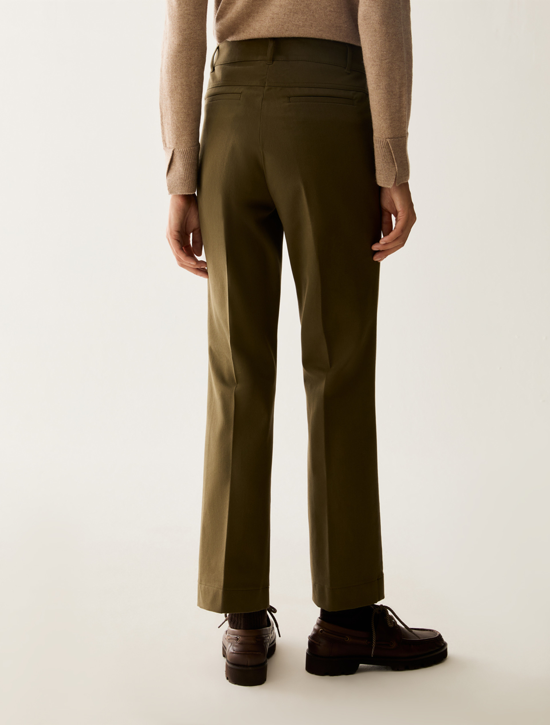 Mini-flare cut trousers - KAKI - Pennyblack - 3