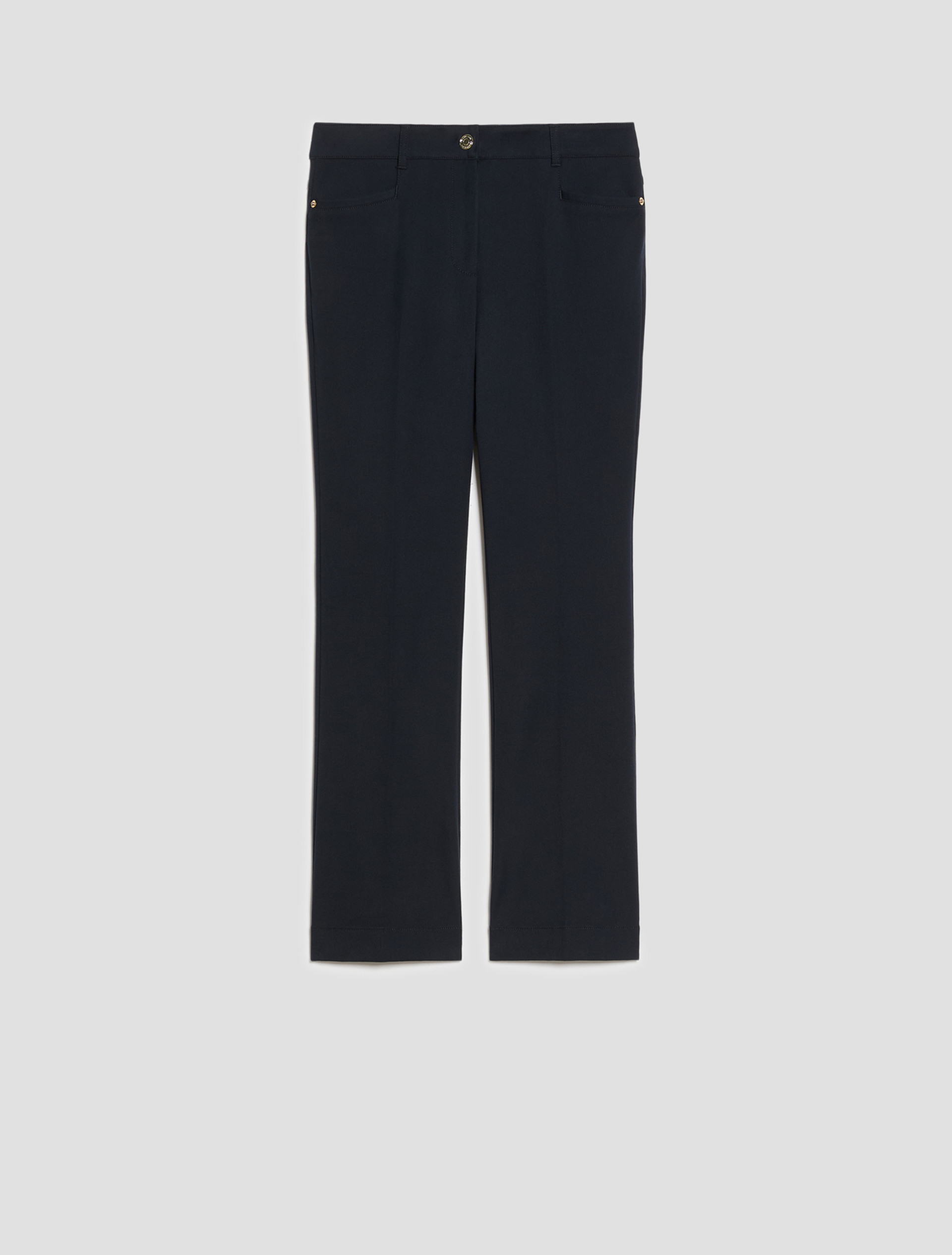 Mini-flare cut trousers - NAVY - Pennyblack - 2