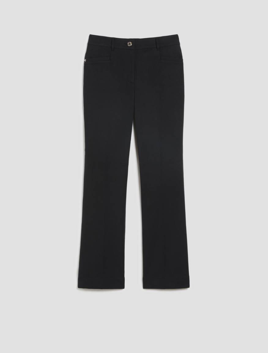 Mini-flare cut trousers - BLACK - Pennyblack - 2