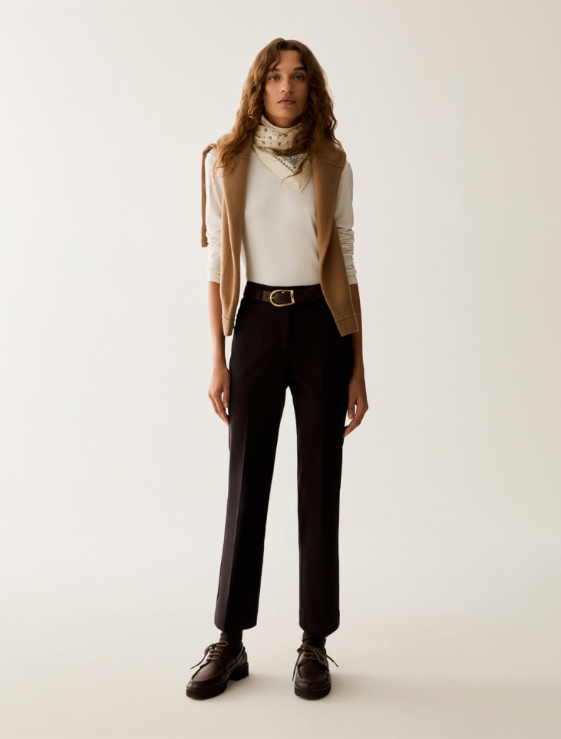 Mini-flare cut trousers - Pennyblack