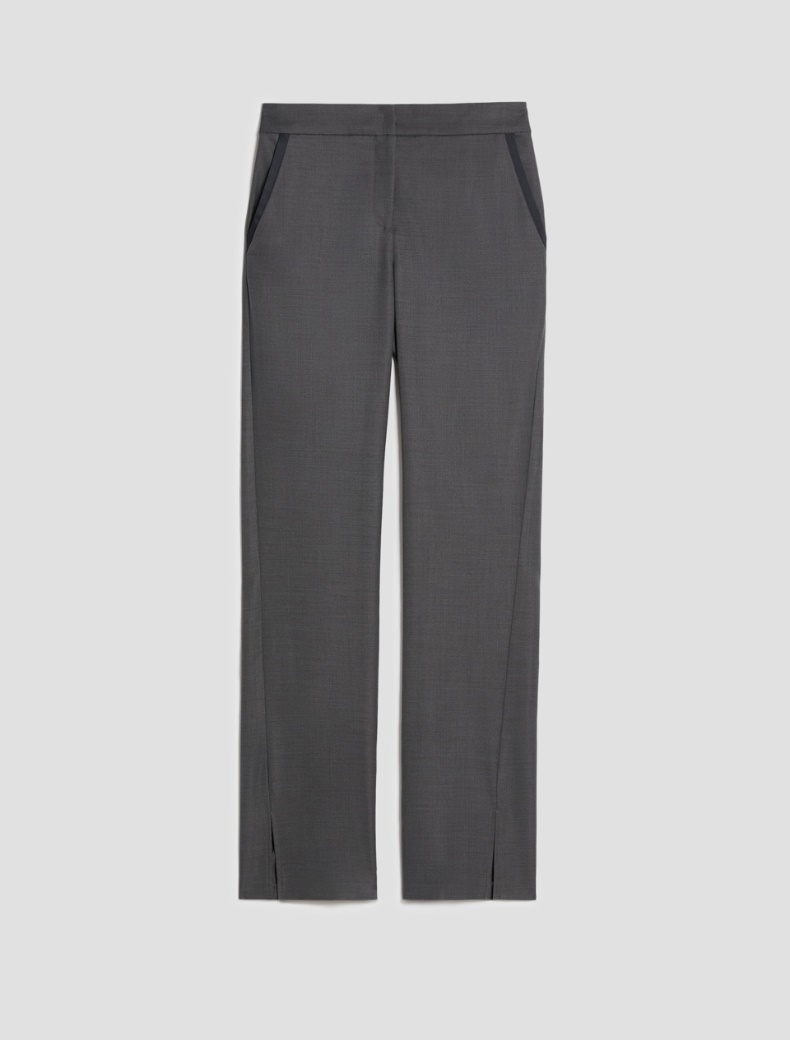 Satin-detail trousers - Pennyblack - 2