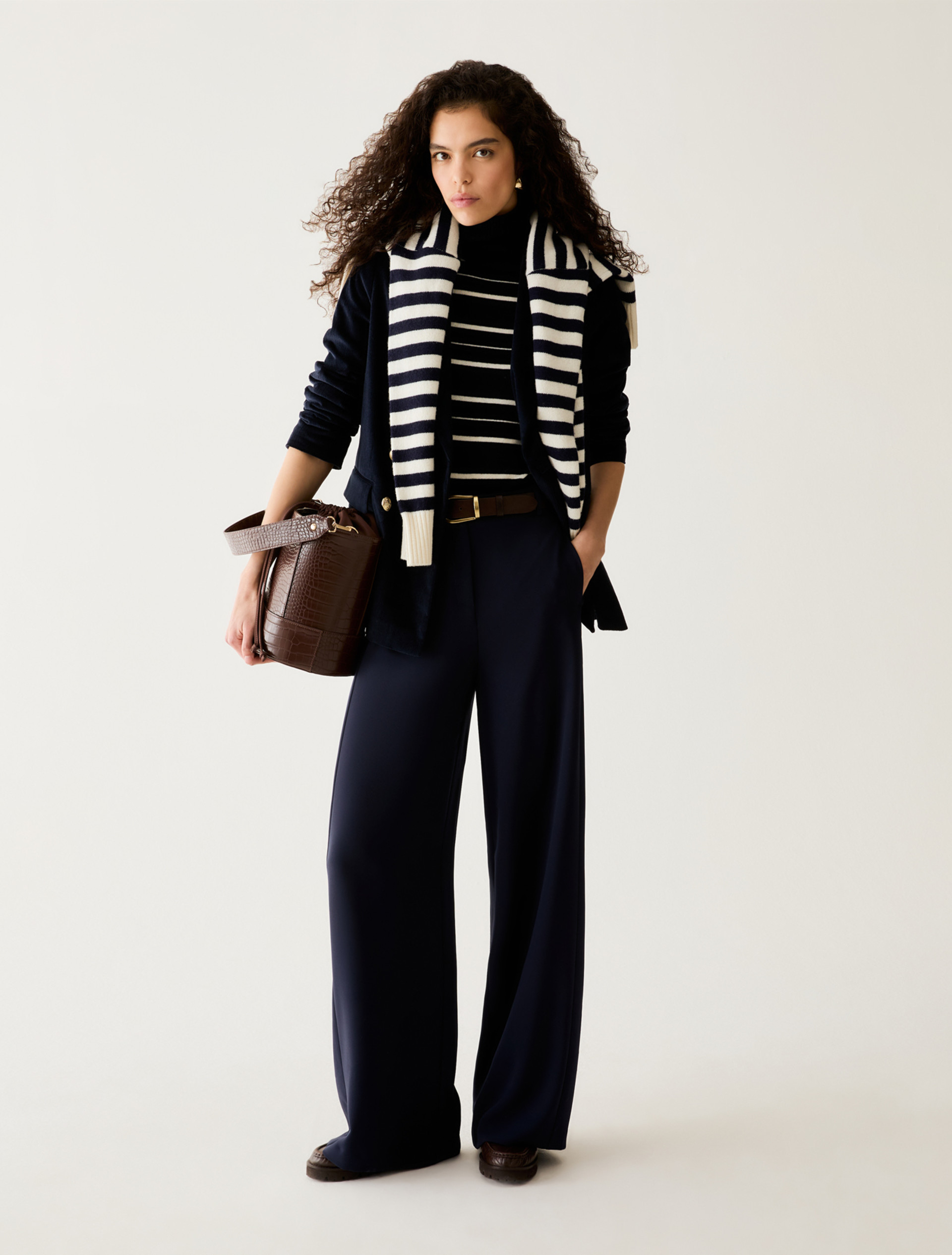 Wide cady trousers - NAVY - Pennyblack - 5