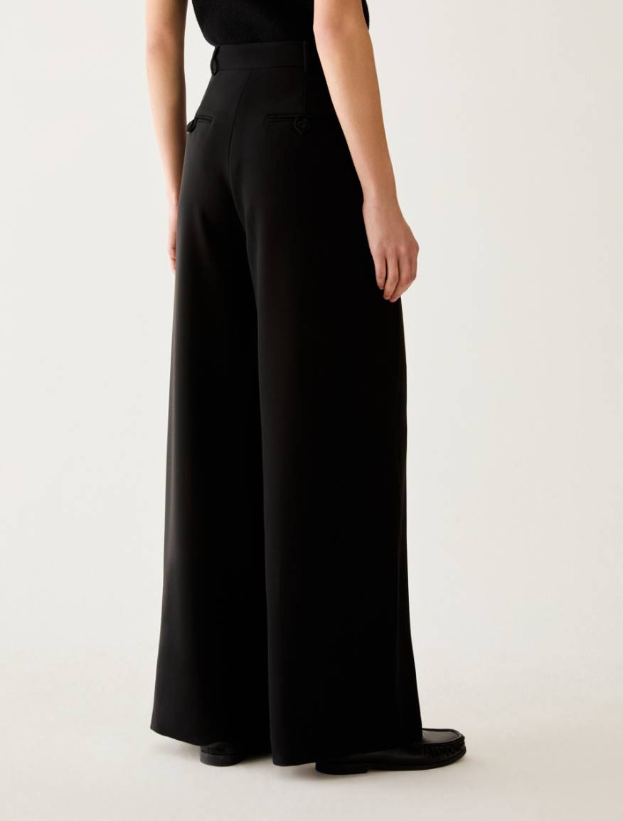 Wide cady trousers - BLACK - Pennyblack - 3