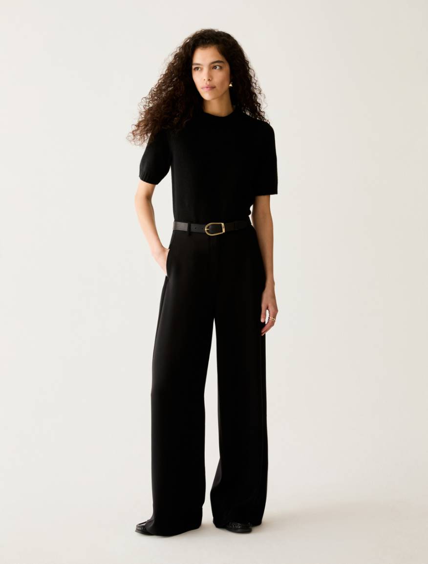 Wide cady trousers - BLACK - Pennyblack