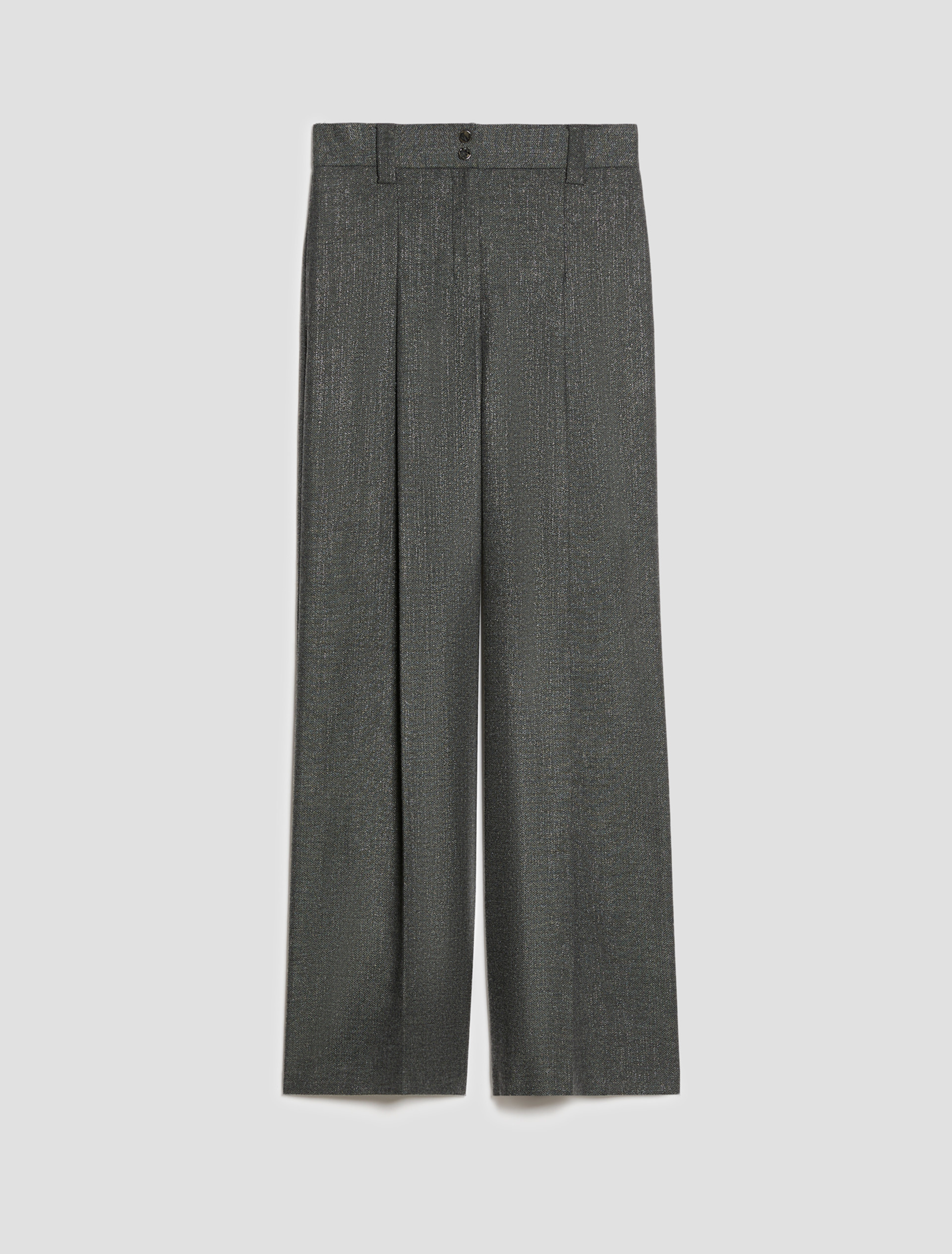 Lamé micro-pattern trousers - PEWTER - Pennyblack - 2
