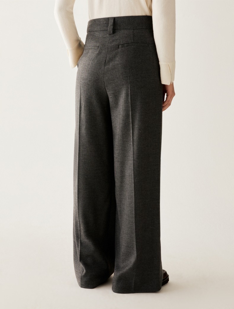 Lamé micro-pattern trousers - Pennyblack - 3