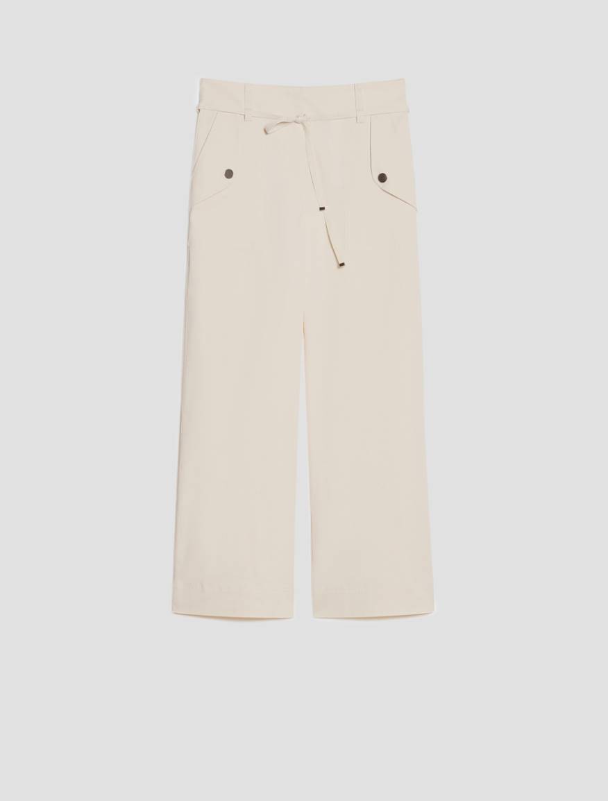 Soft gabardine trousers - WOOL WHITE - Pennyblack - 2