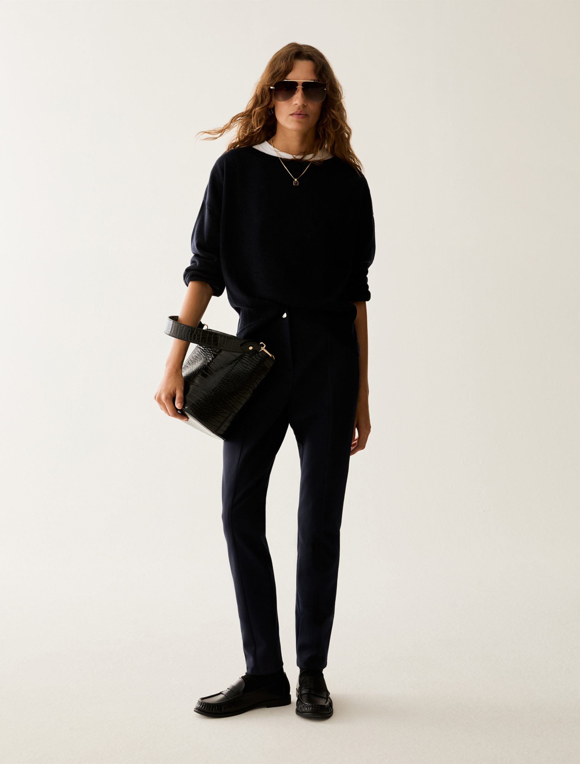 Cavalry twill trousers - NAVY - Pennyblack - 5