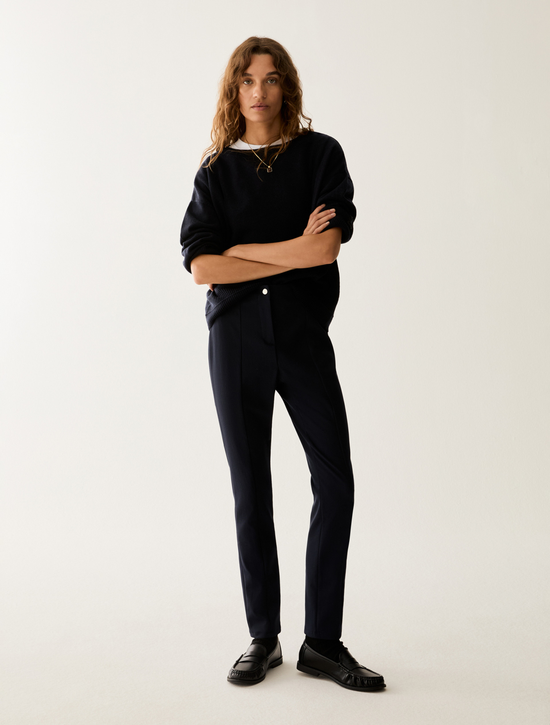 Cavalry twill trousers - NAVY - Pennyblack - 1