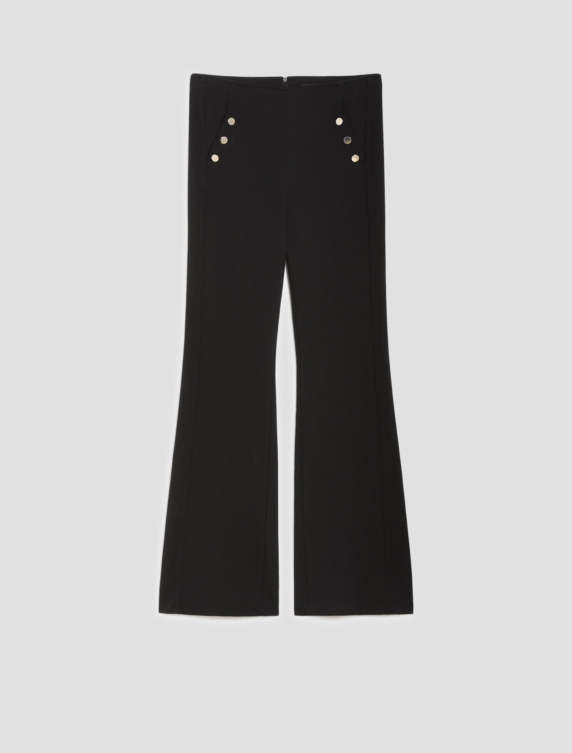 Flared cavalry twill trousers - BLACK - Pennyblack - 2