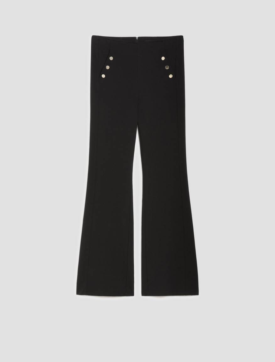 Flared cavalry twill trousers - BLACK - Pennyblack - 2