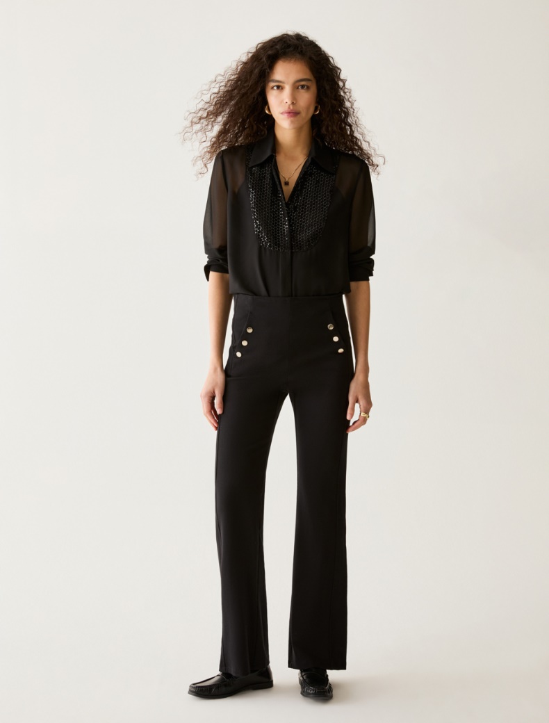 Flared cavalry twill trousers - Pennyblack - 6