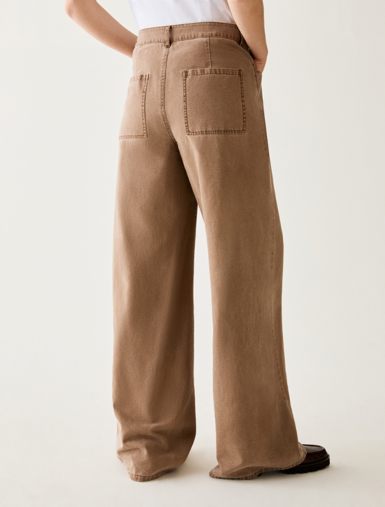 Wide-fit canvas trousers - Pennyblack - 2
