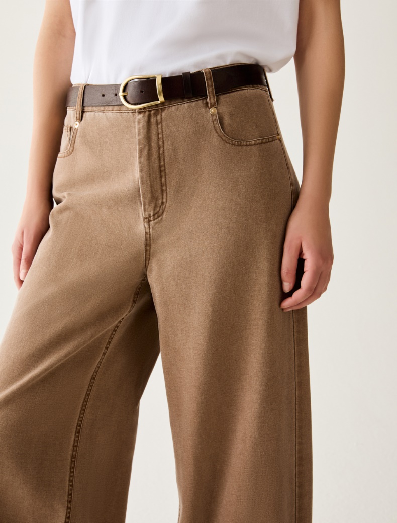 Wide-fit canvas trousers - Pennyblack - 3