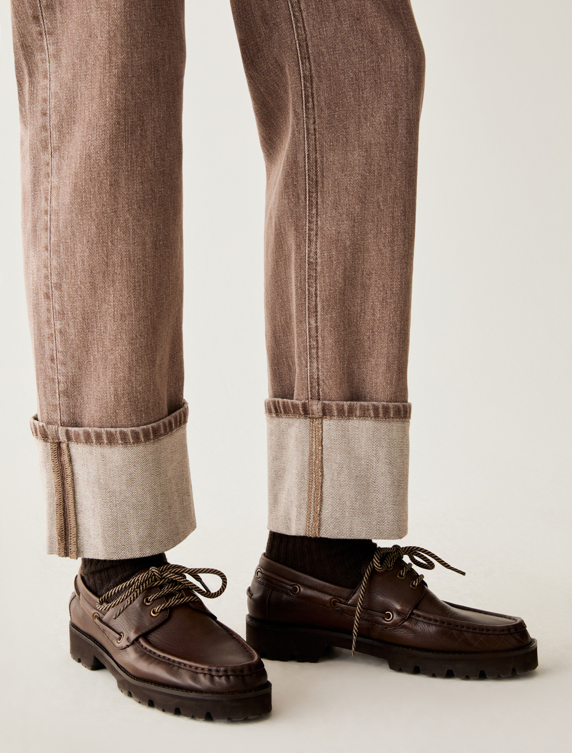 Regular-cut kasha jeans - BEIGE - Pennyblack - 4