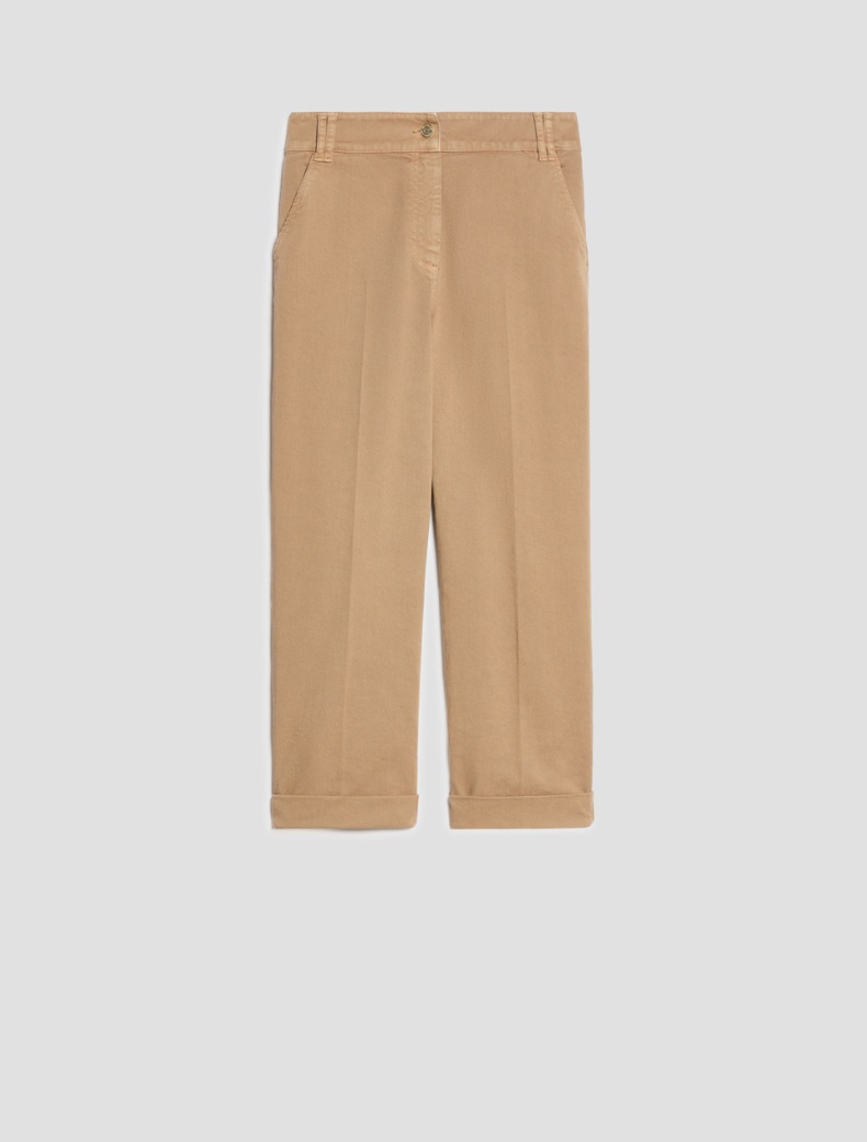 Carrot-cut cotton trousers - Pennyblack - 2