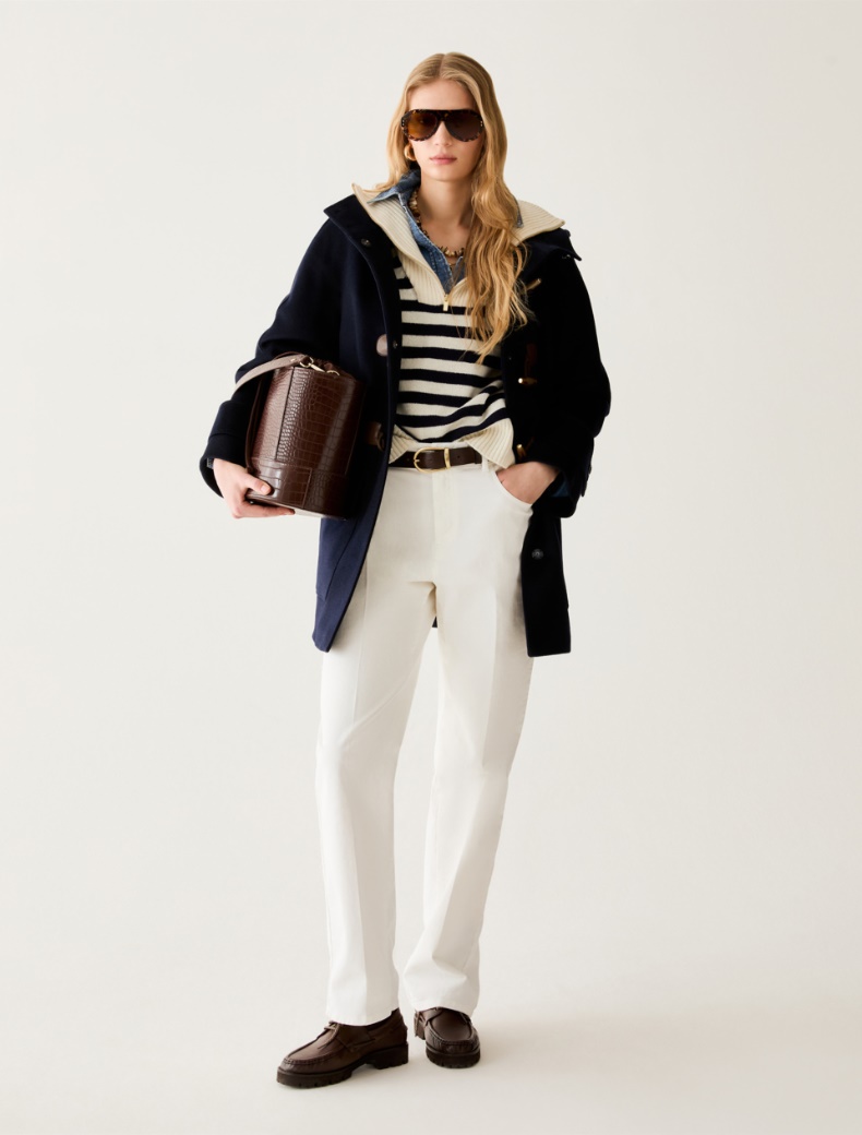 Straight-leg cotton trousers - Pennyblack - 5