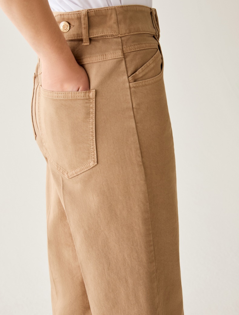 Straight-leg cotton trousers - Pennyblack - 4