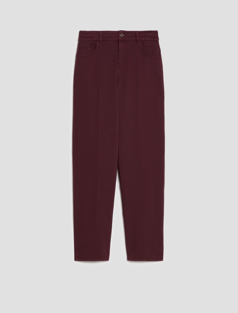 Straight-leg cotton trousers - Pennyblack - 7