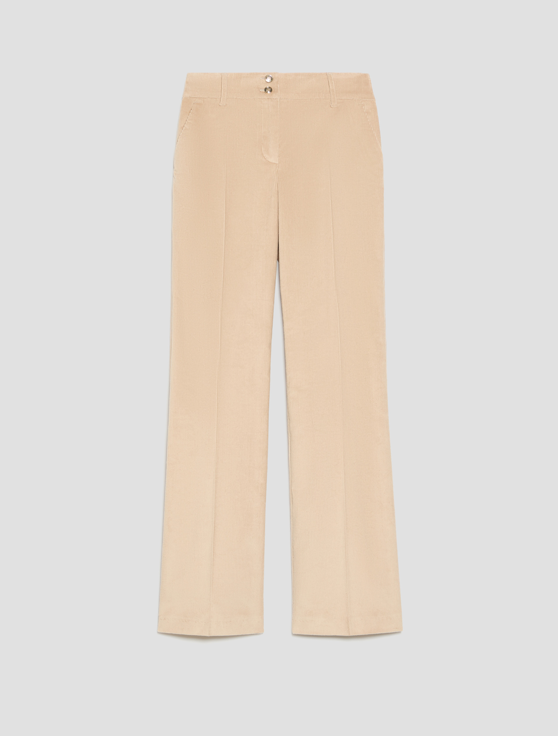 Tailored corduroy trousers - BEIGE - Pennyblack - 2