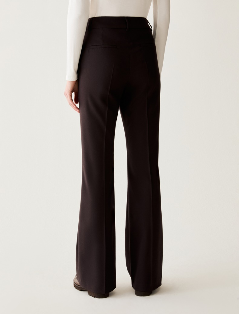 Tailored flare-cut trousers - Pennyblack - 3