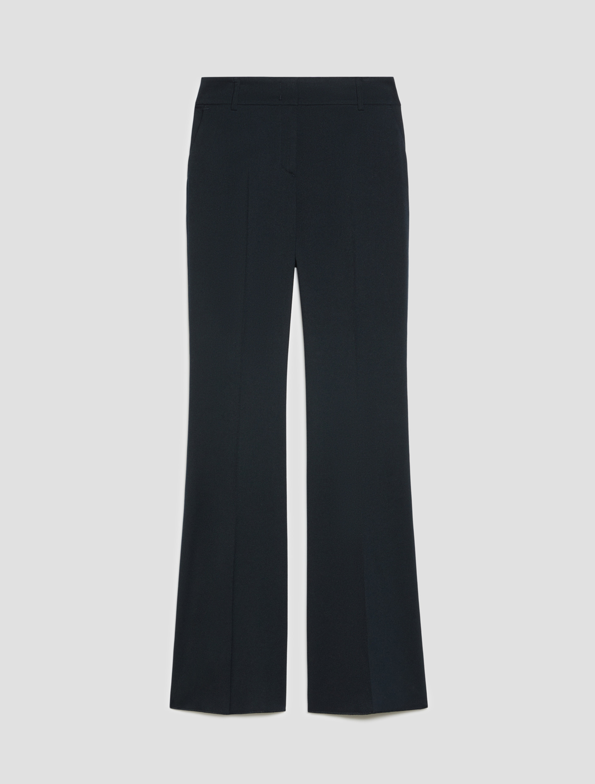 Tailored flare-cut trousers - NAVY - Pennyblack - 2