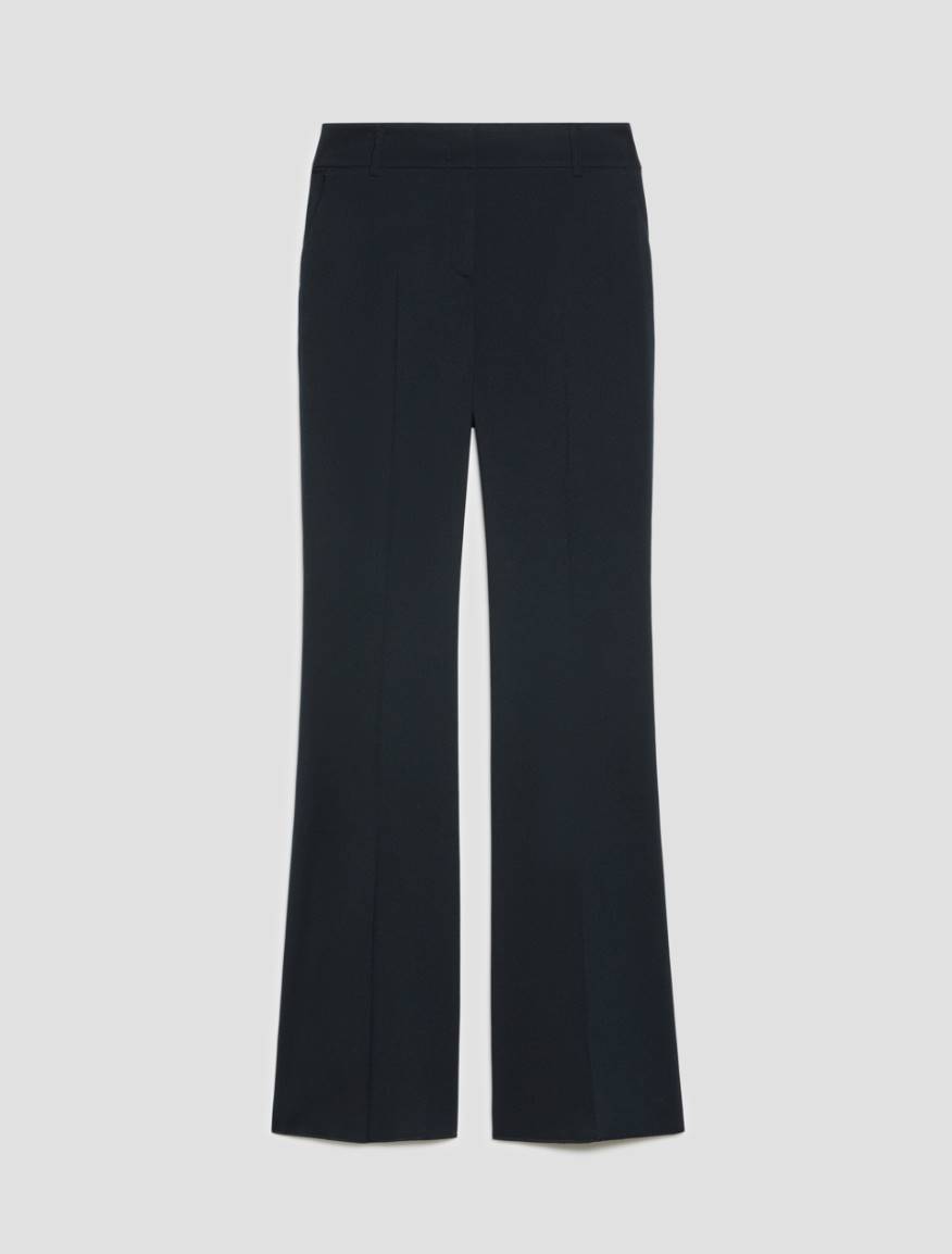 Tailored flare-cut trousers - NAVY - Pennyblack - 2