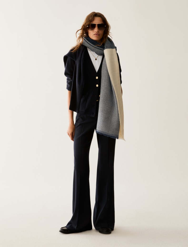 Tailored flare-cut trousers - Pennyblack - 5