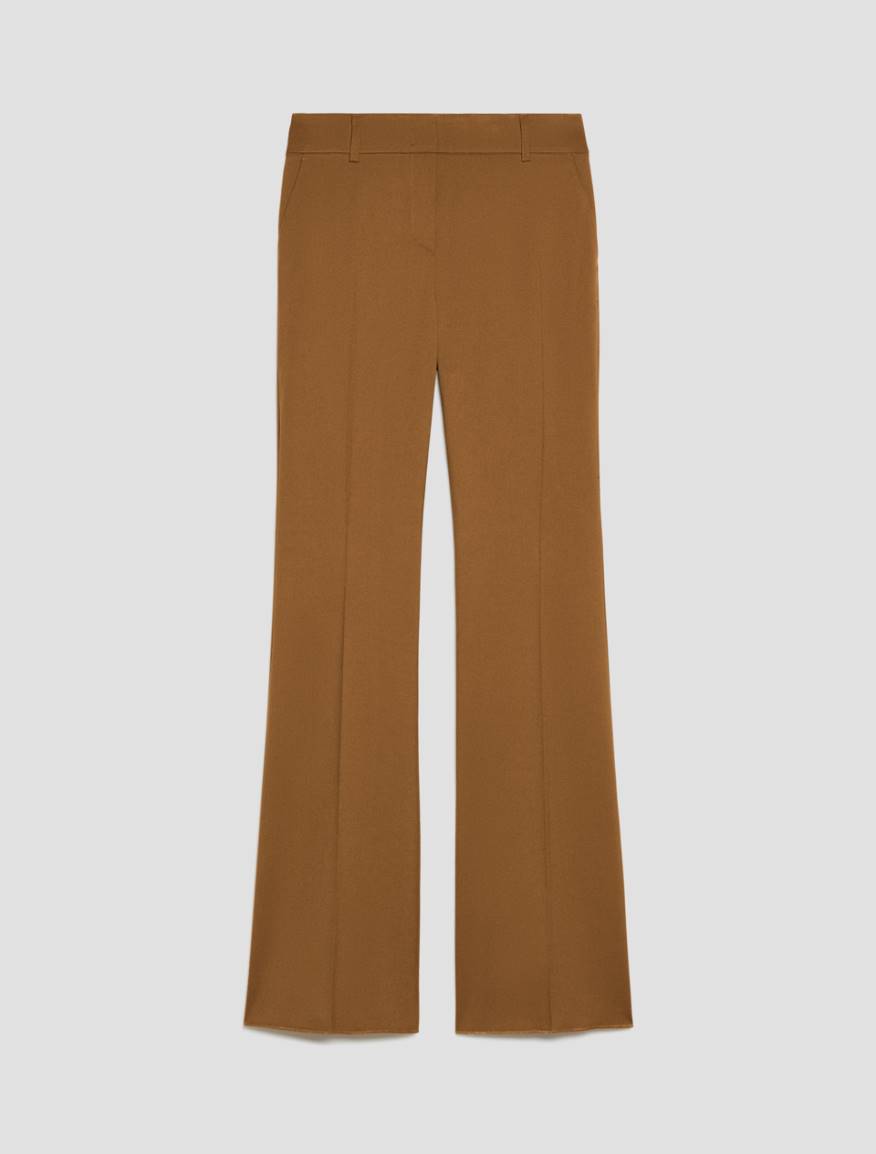 Tailored flare-cut trousers - CAMEL - Pennyblack - 2