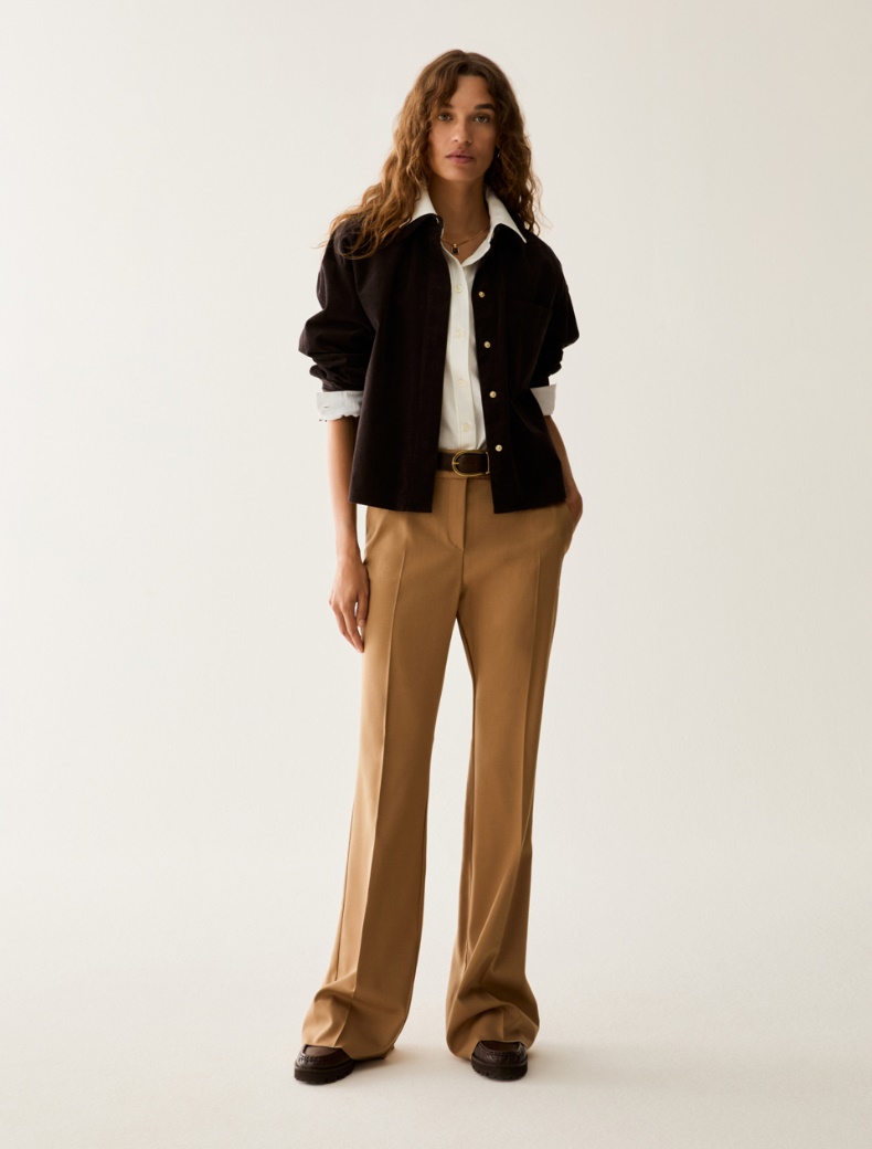 Tailored flare-cut trousers - Pennyblack