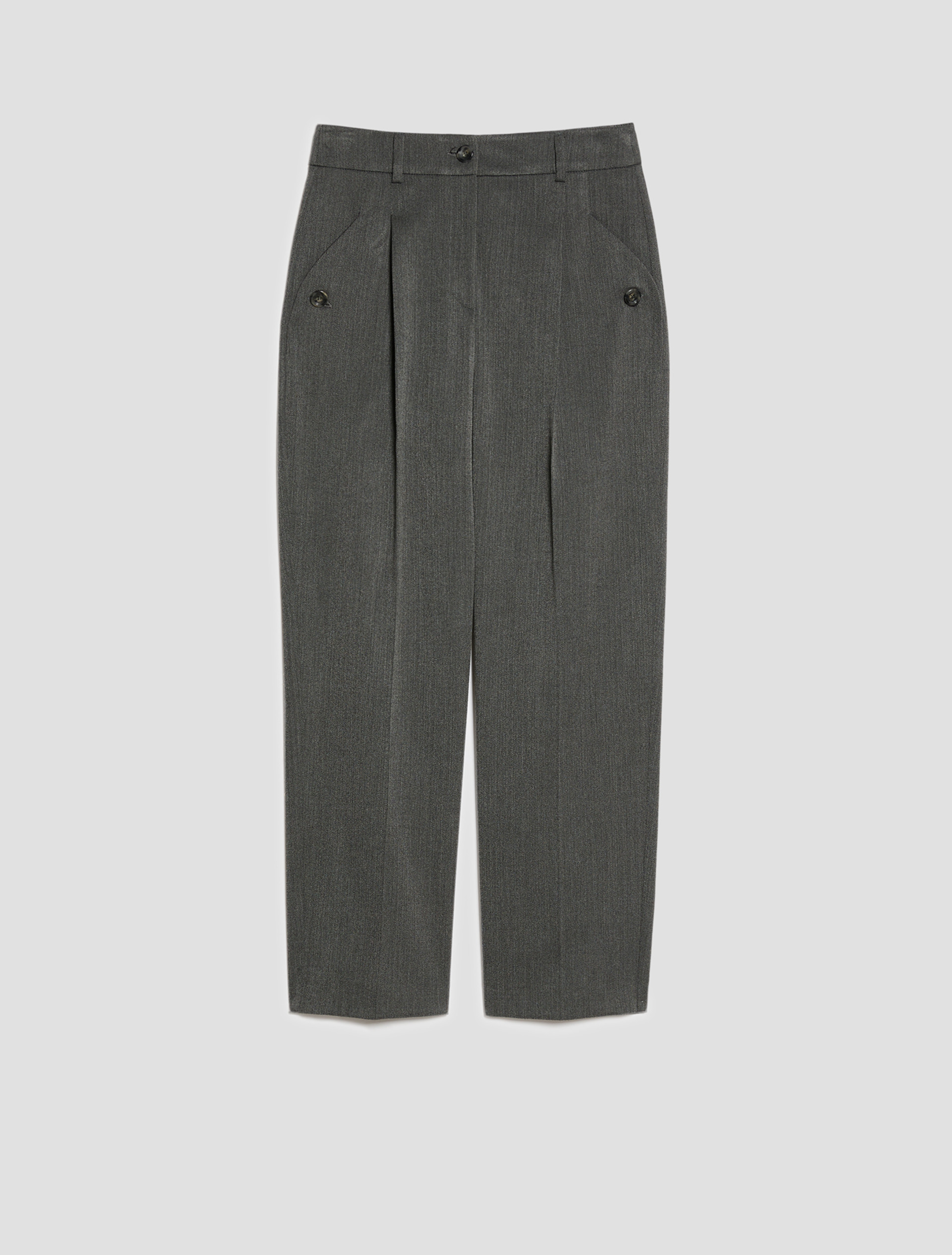Tailored carrot-cut trousers - GREY - Pennyblack - 2