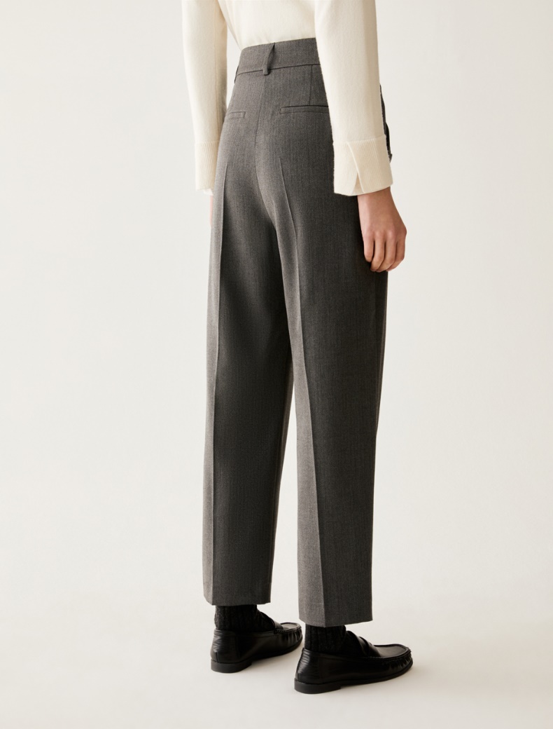 Tailored carrot-cut trousers - Pennyblack - 3