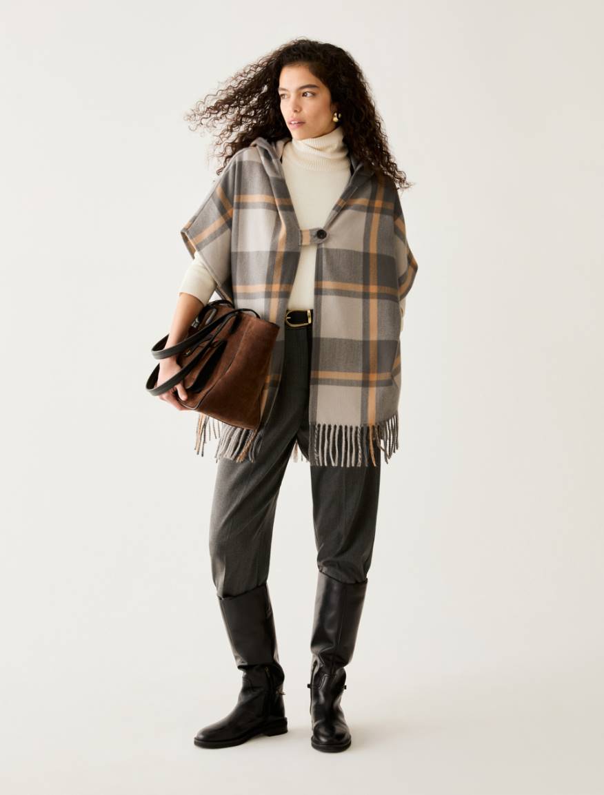 Tailored carrot-cut trousers - GREY - Pennyblack - 5