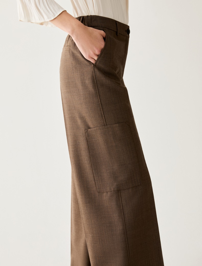 Pure wool cargo trousers - Pennyblack - 4