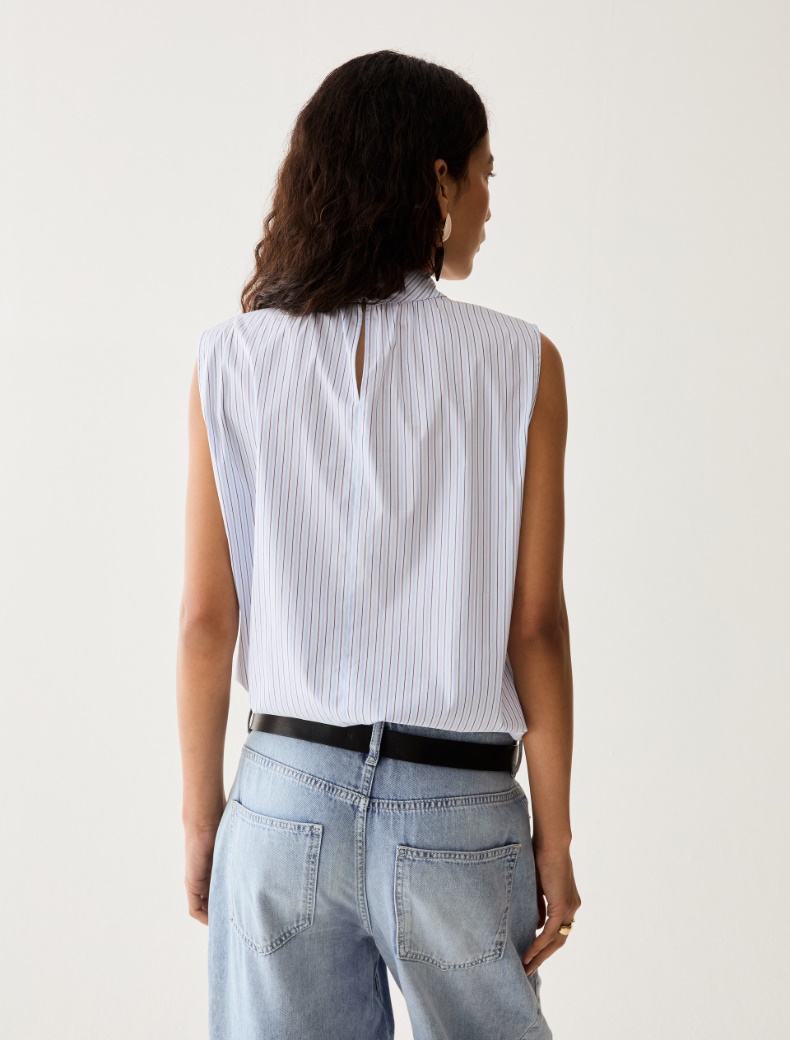 Poplin top with bow - Pennyblack - 3