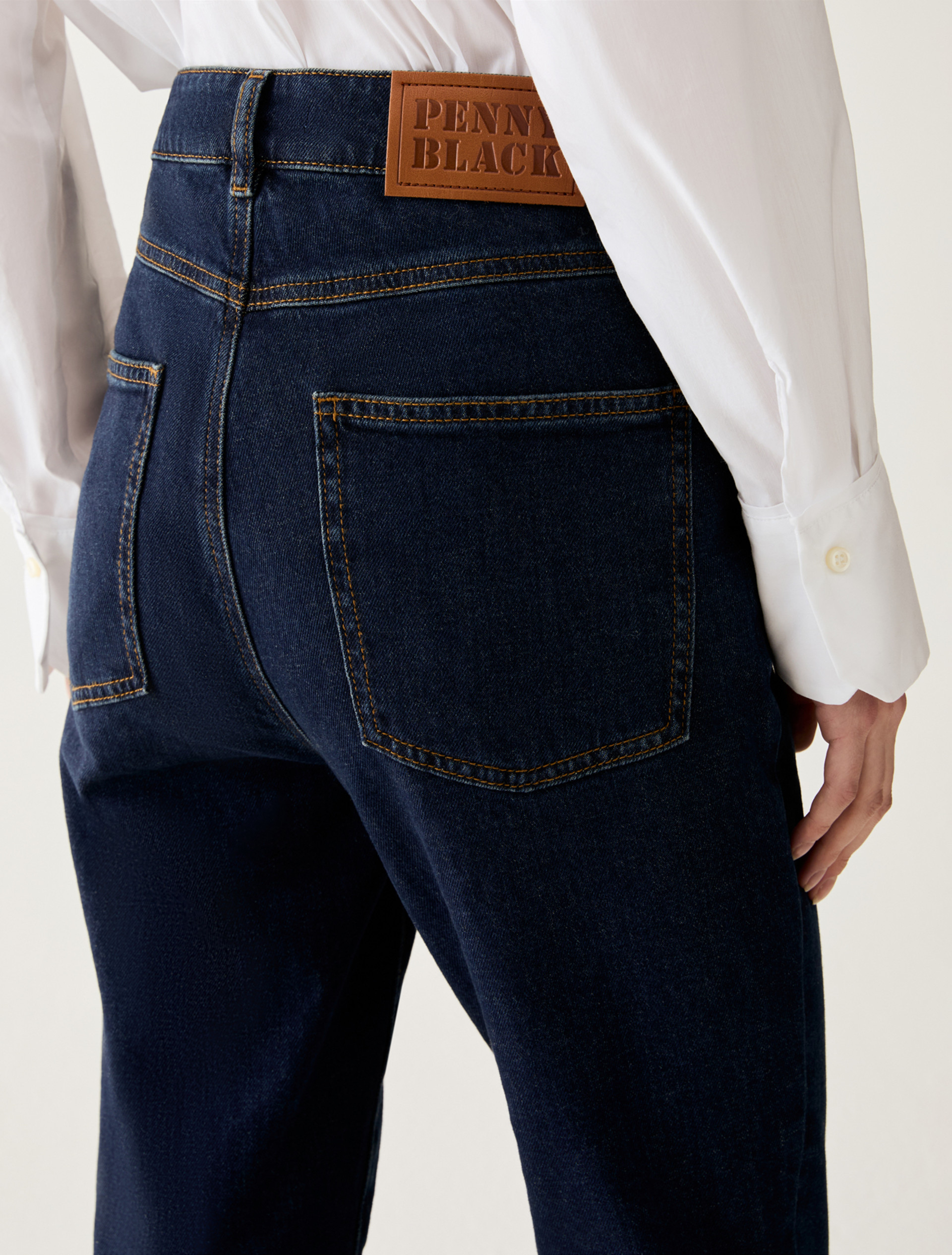 Skinny-cut jeans - MIDNIGHTBLUE - Pennyblack - 4