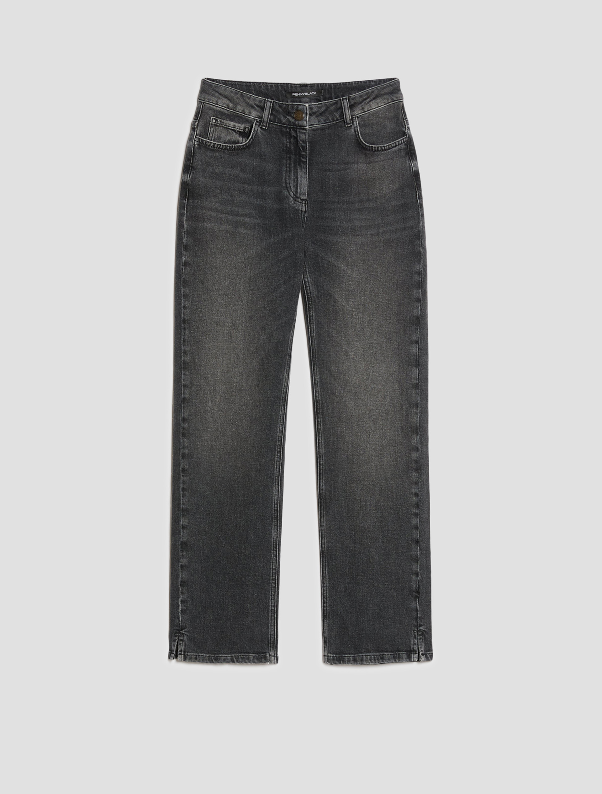 Regular-cut jeans - GREY - Pennyblack - 2