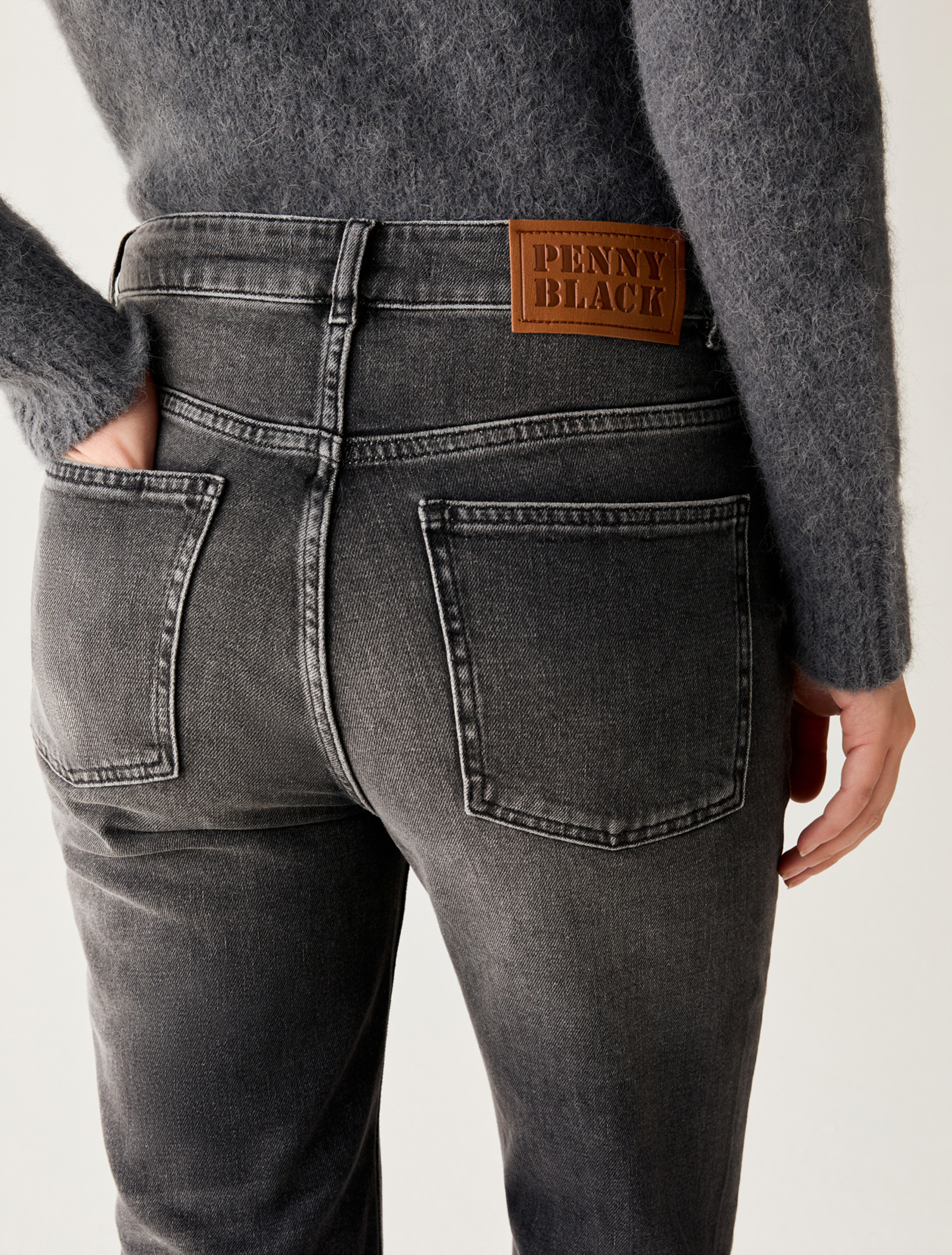 Regular-cut jeans - GREY - Pennyblack - 4