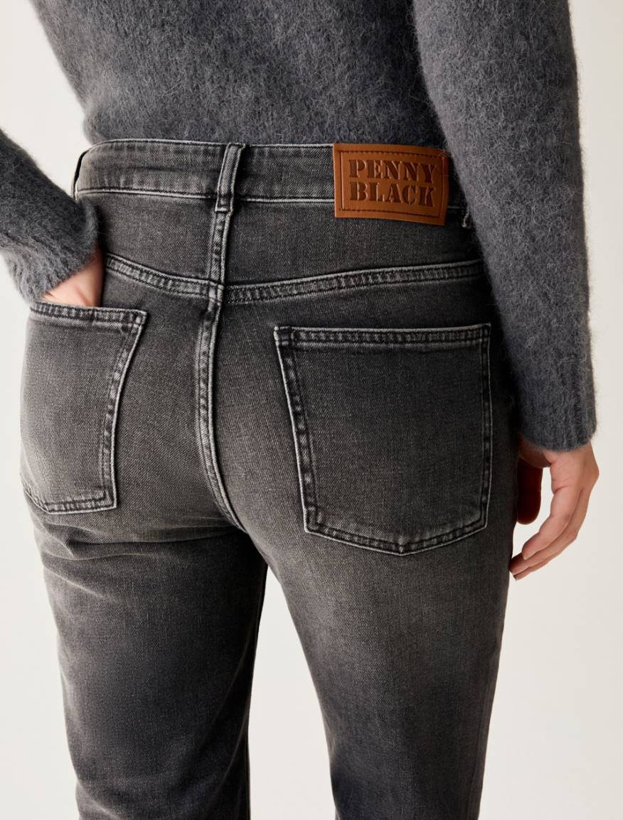 Regular-cut jeans - GREY - Pennyblack - 4
