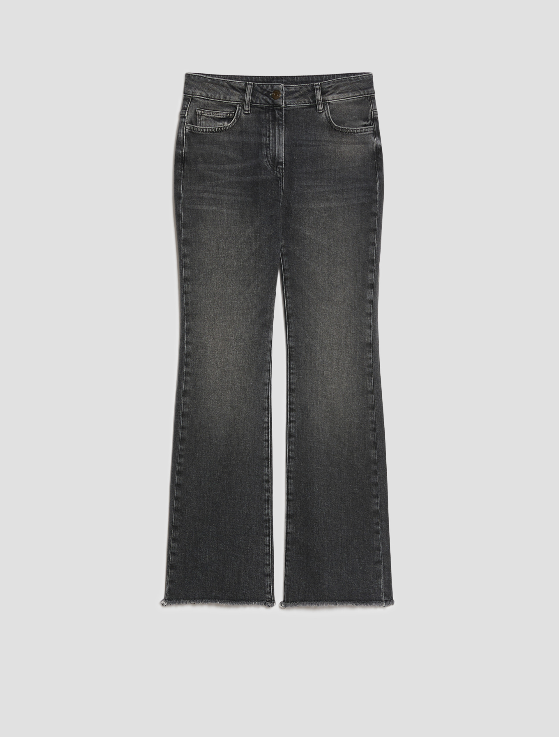 Mini-flare cut jeans - GREY - Pennyblack - 2