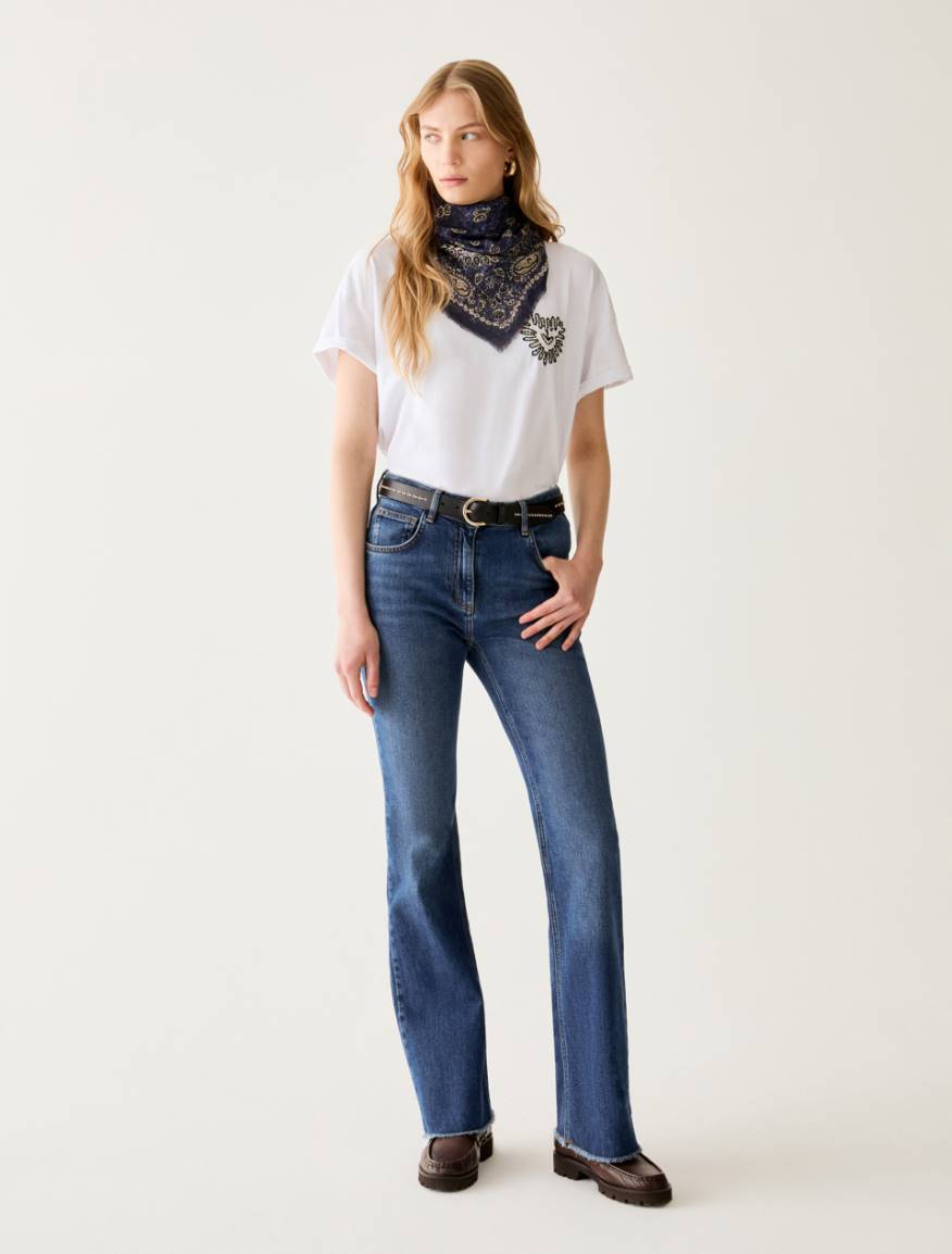 Bootcut jeans - BLUE JEANS - Pennyblack