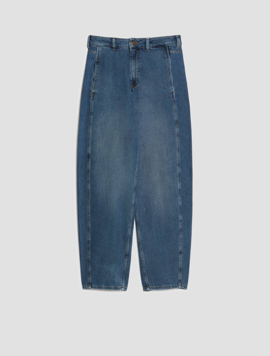 Balloon-cut jeans - BLUE JEANS - Pennyblack - 2