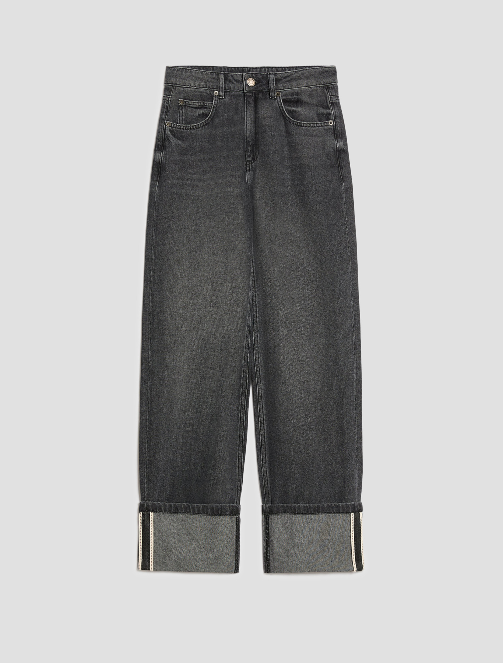Straight-cut jeans - GREY - Pennyblack - 2