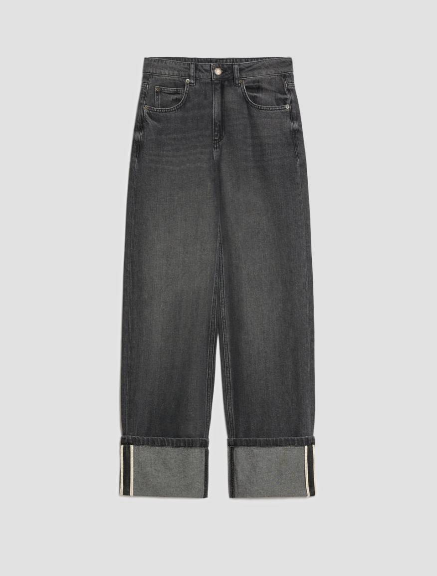 Straight-cut jeans - GREY - Pennyblack - 2