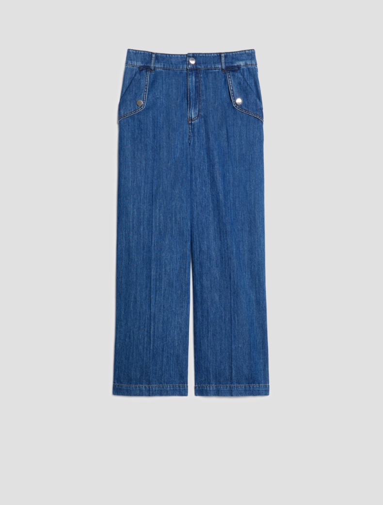 Lightweight straight-leg jeans - BLUE JEANS - pennyblack