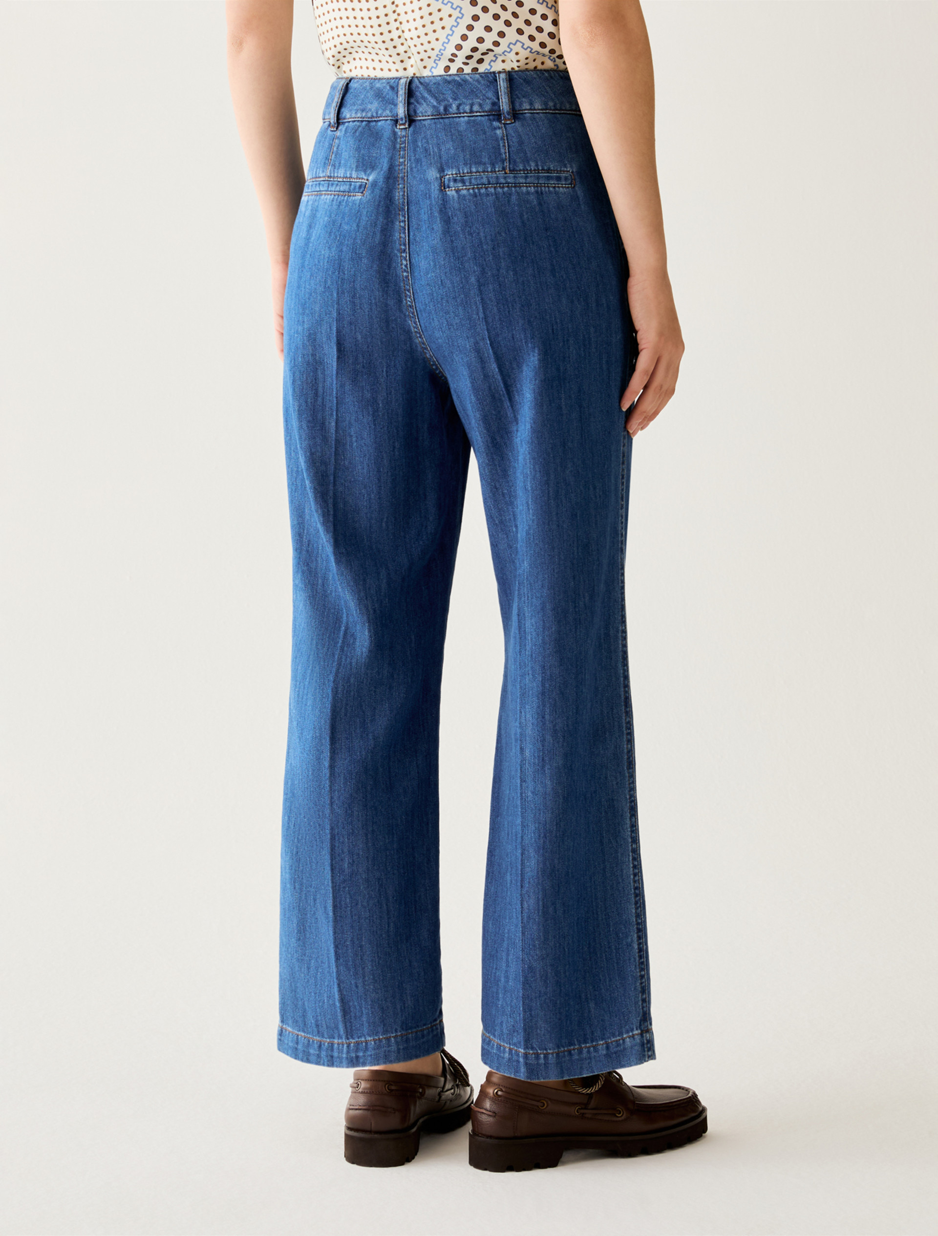 Lightweight straight-leg jeans - BLUE JEANS - pennyblack